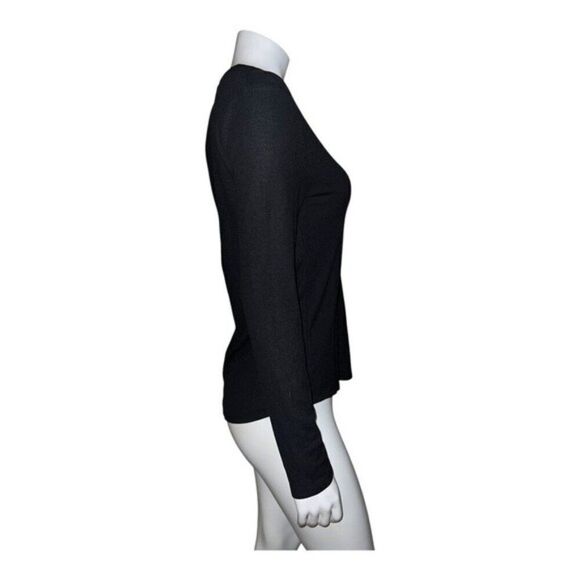 Athleta Women's Wind Down Sleep Top Henley Black Large NWOT - Picture 7 of 11